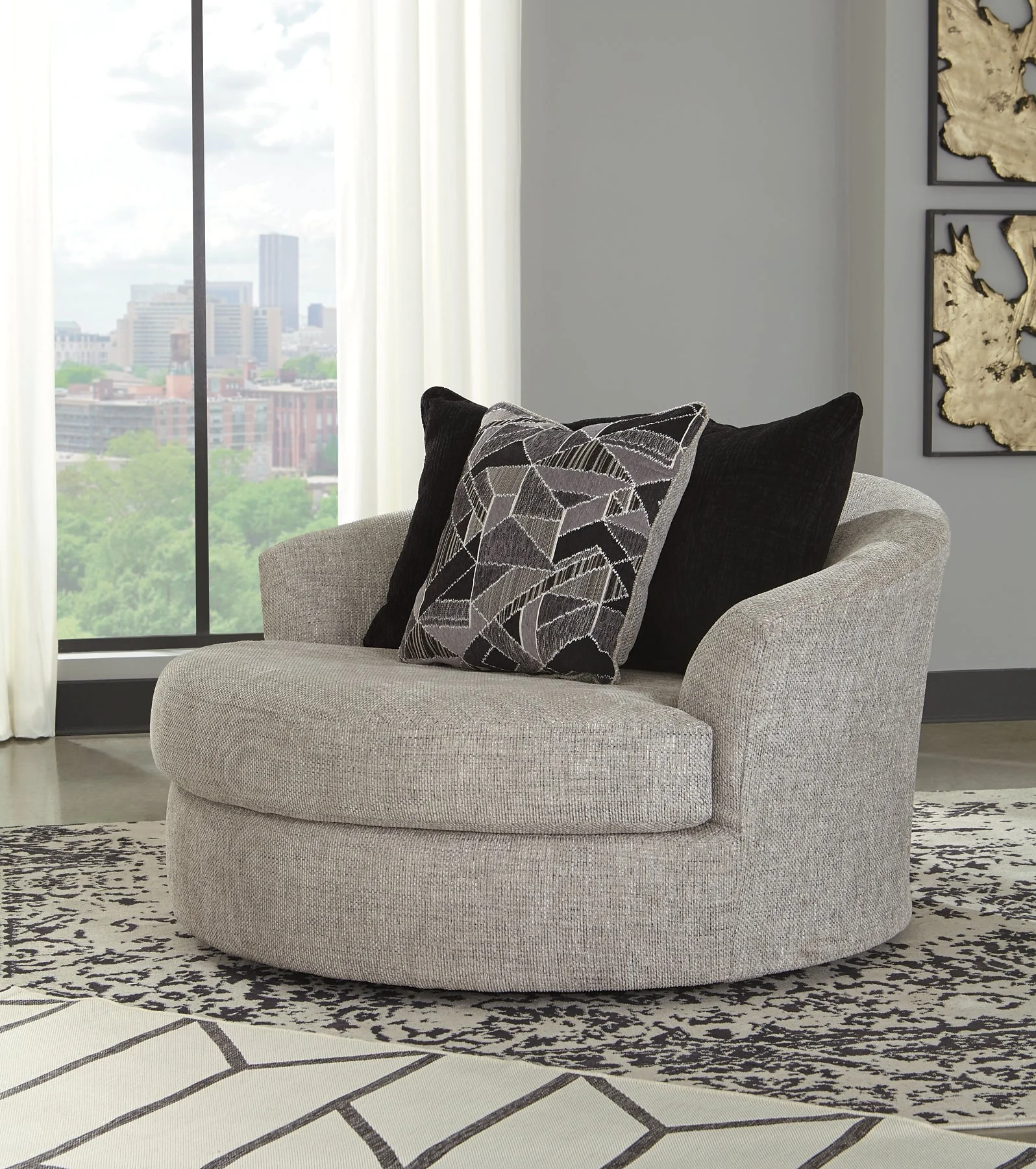 Megginson 2-Piece Sectional with Chair and Ottoman - Image 10