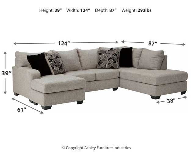 Megginson 2-Piece Sectional with Chair and Ottoman - Image 14