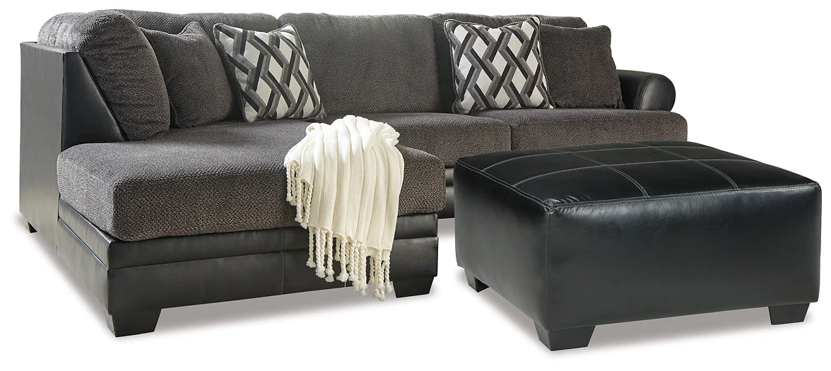 Kumasi 2-Piece Sectional with Ottoman