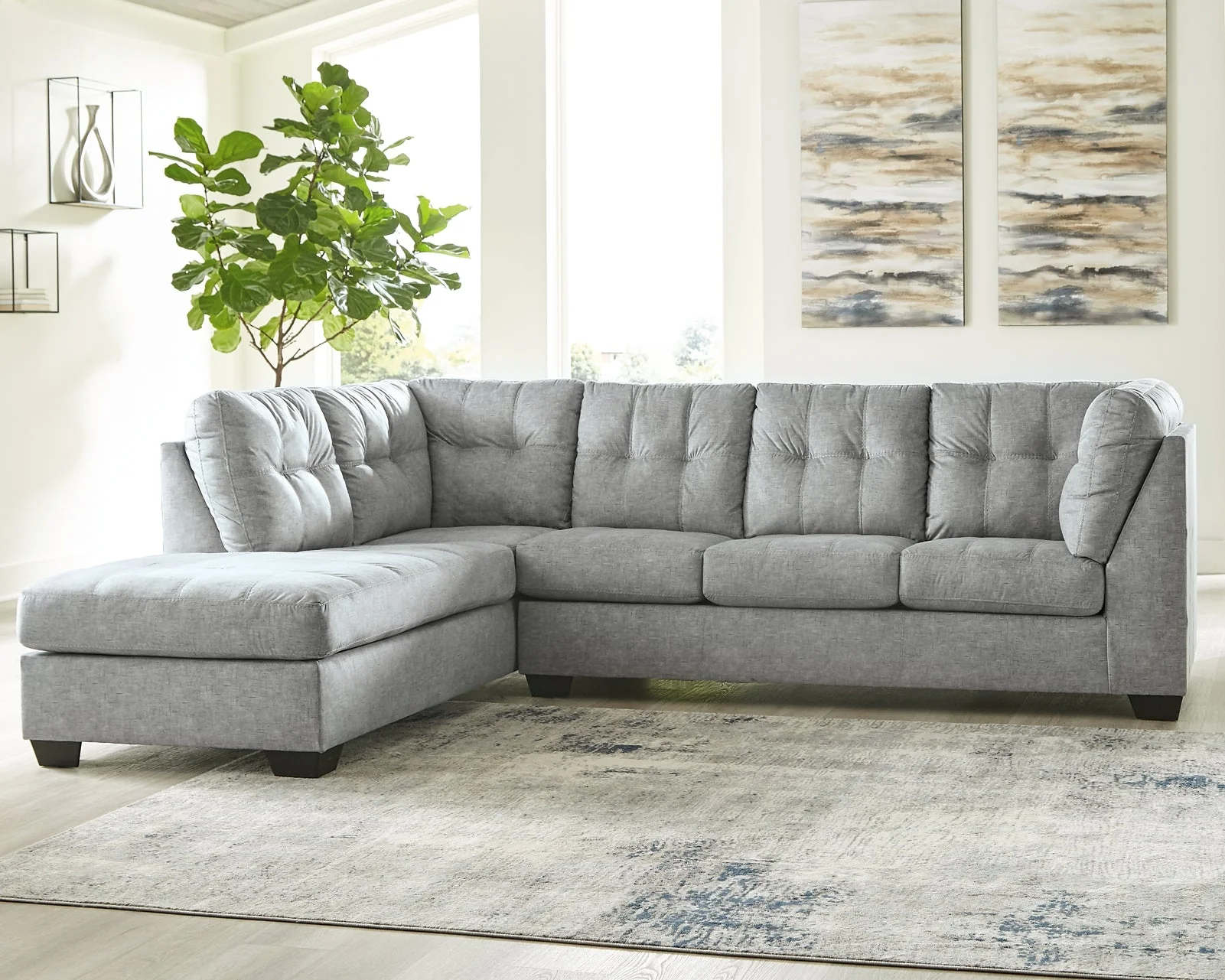 Falkirk 2-Piece Sectional with Ottoman - Image 9