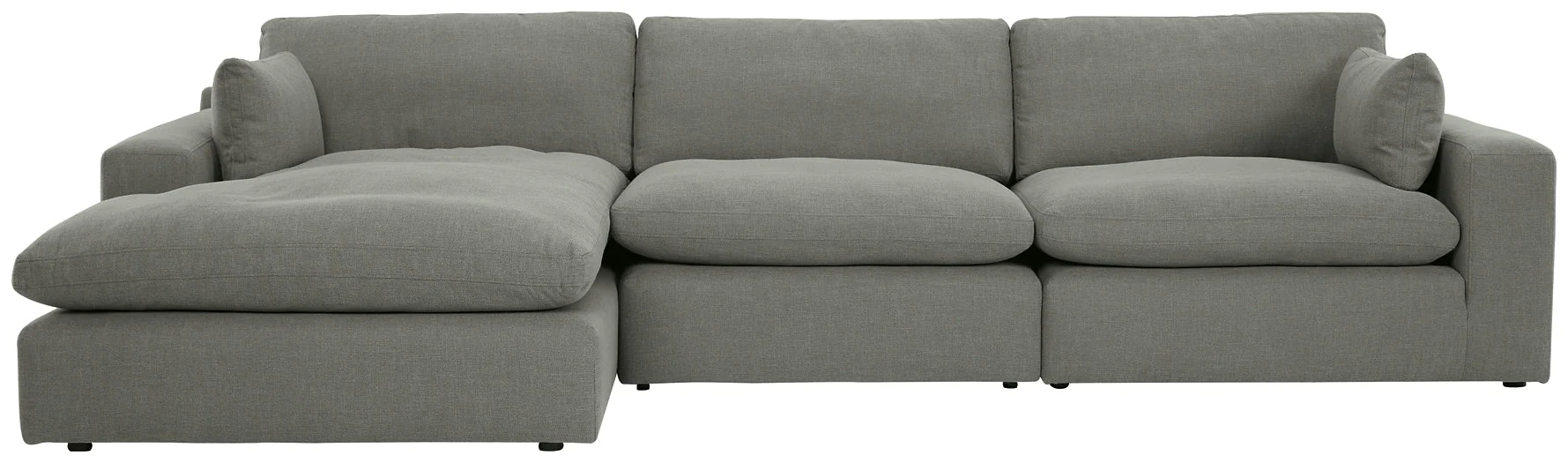 Elyza 3-Piece Sectional with Ottoman - Image 2