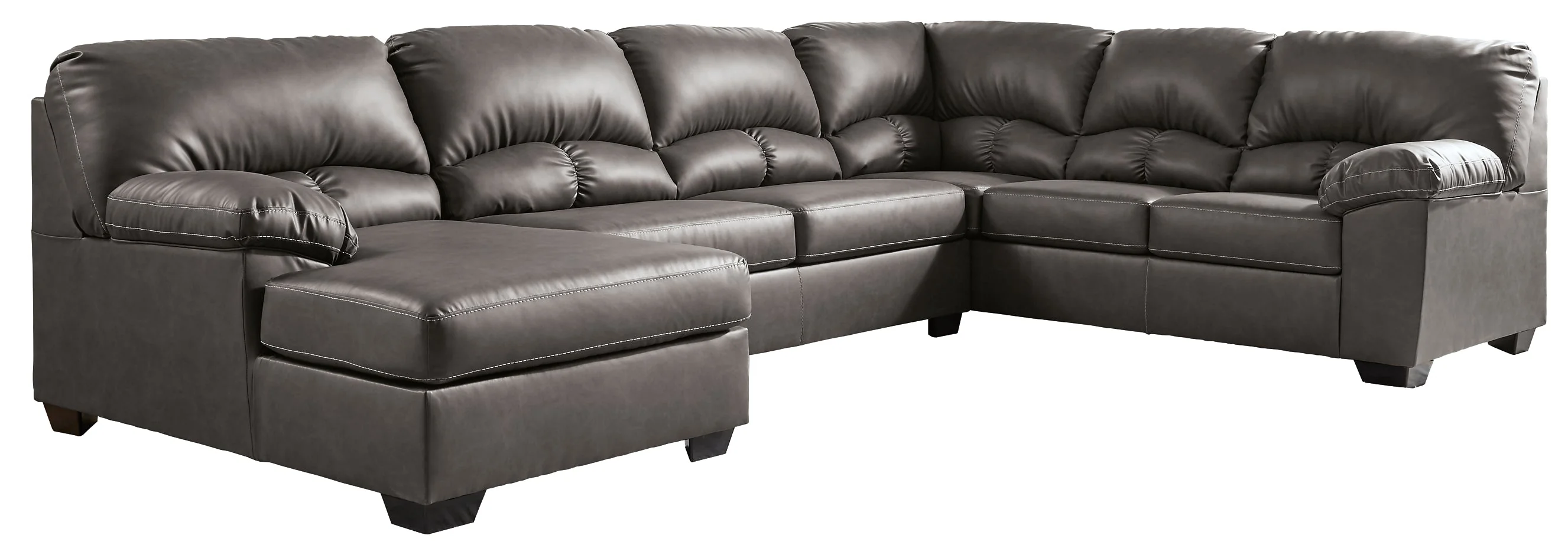 Aberton 3-Piece Sectional with Ottoman - Image 3