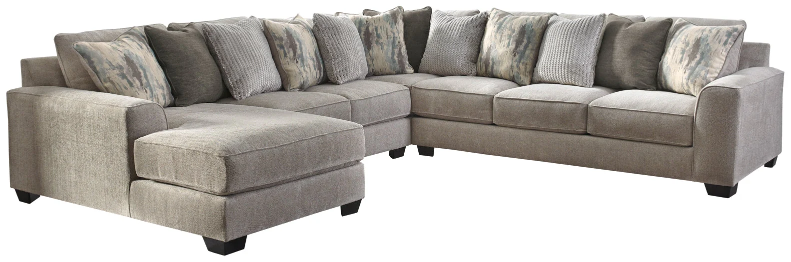 Ardsley 4-Piece Sectional with Ottoman - Image 3