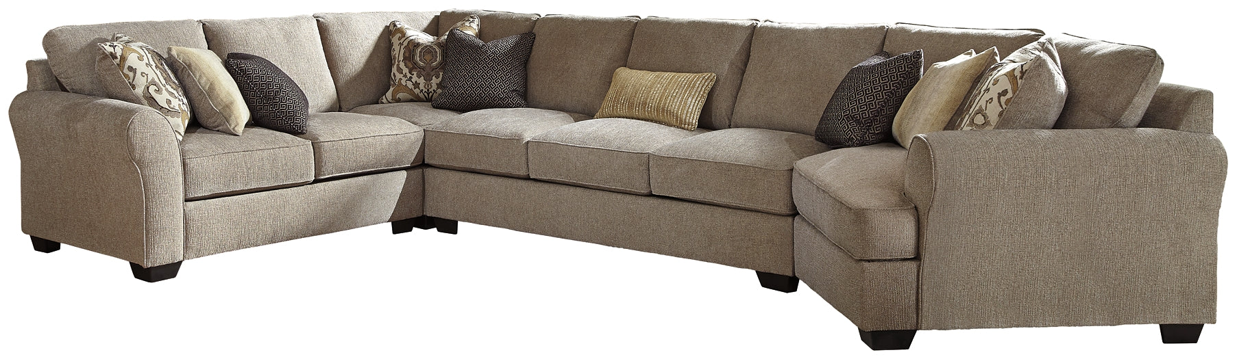 Pantomine 4-Piece Sectional with Ottoman - Image 2