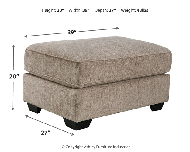 Pantomine 4-Piece Sectional with Ottoman - Image 6