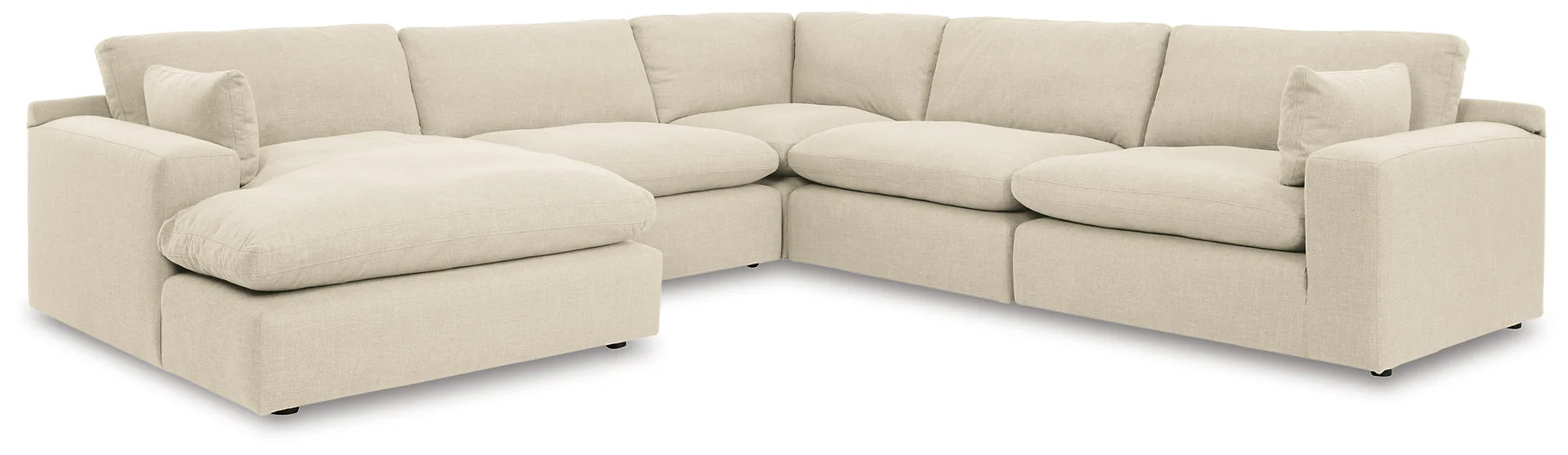 Elyza 5-Piece Sectional with Ottoman - Image 2