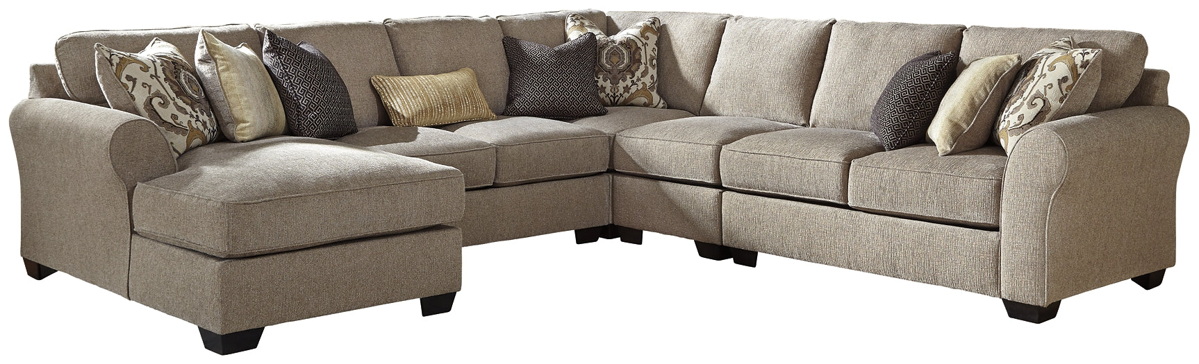Pantomine 5-Piece Sectional with Ottoman - Image 2