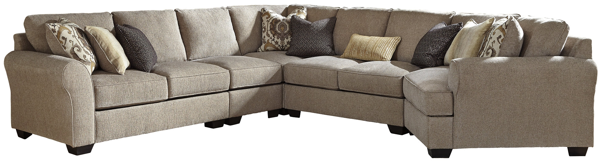 Pantomine 5-Piece Sectional with Ottoman - Image 2