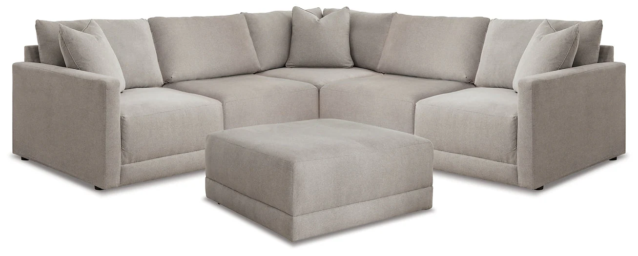 Katany 5-Piece Sectional with Ottoman - Image 2