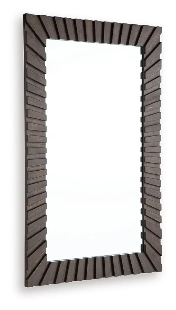 Advin - Accent Mirror - Dark Brown - Image 3