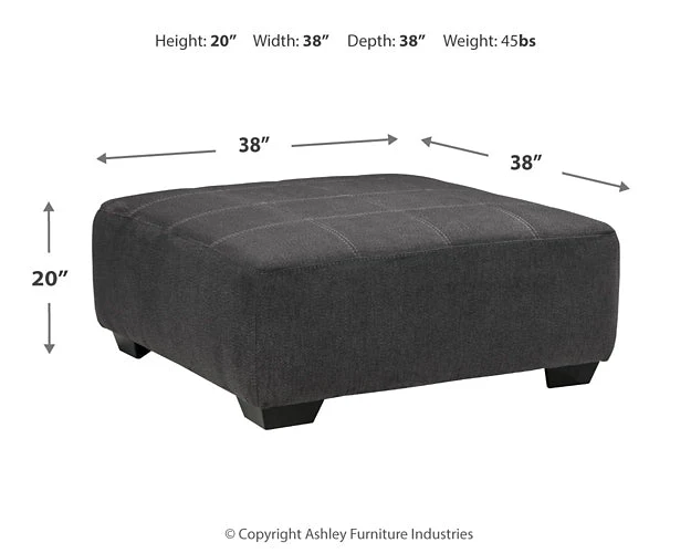 Ambee Oversized Accent Ottoman - Image 4