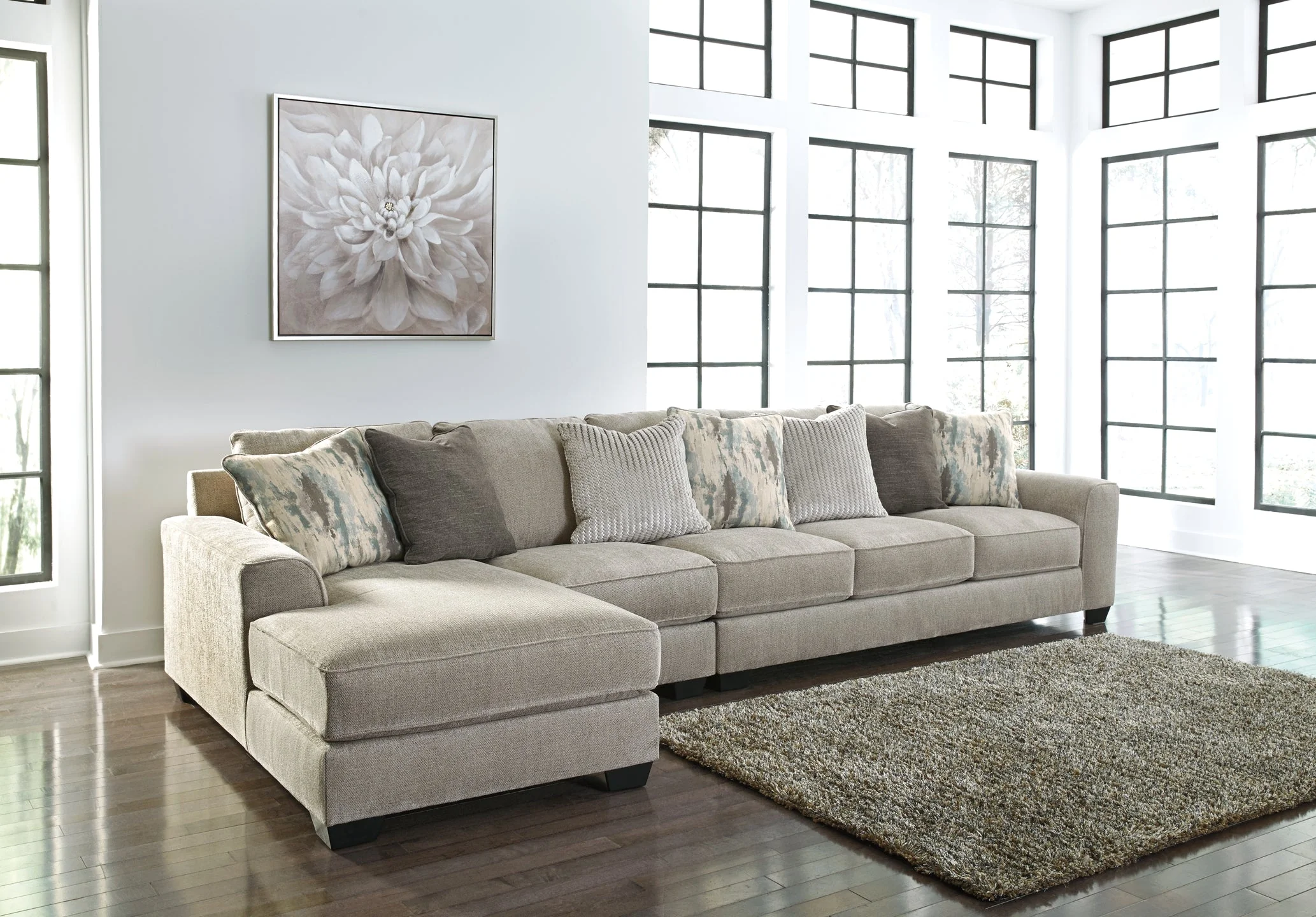 Ardsley 3-Piece Sectional with Chaise - Image 3