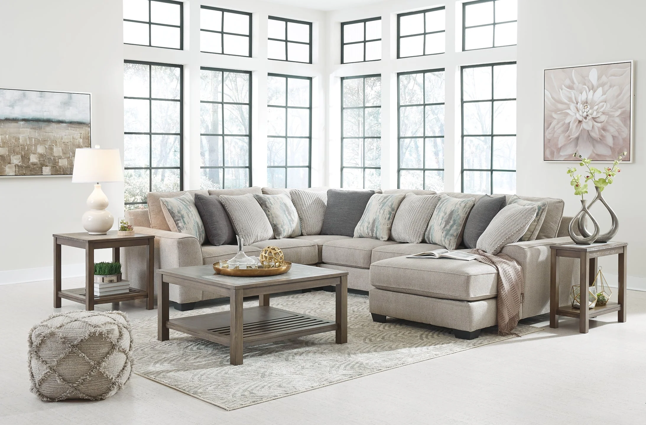 Ardsley 4-Piece Sectional with Chaise - Image 3