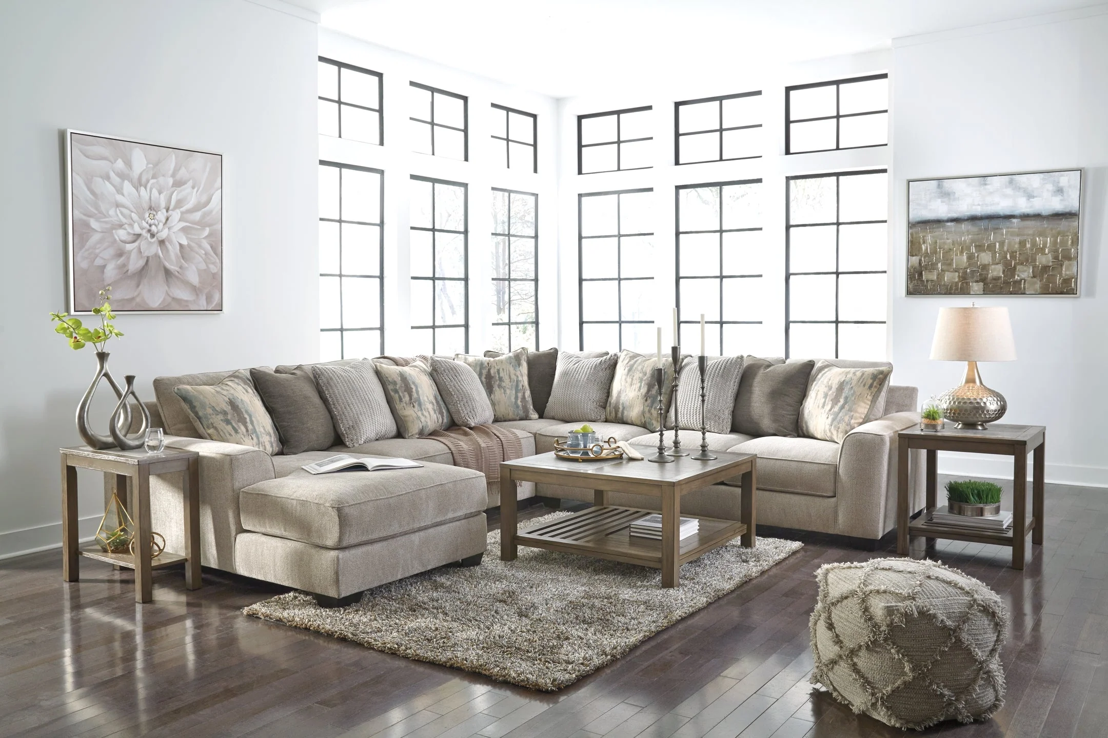 Ardsley 4-Piece Sectional with Chaise - Image 6