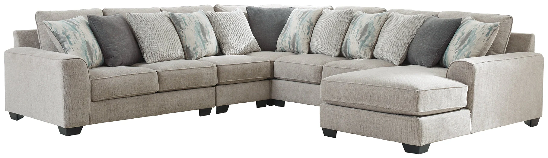 Ardsley 5-Piece Sectional with Chaise - Image 2