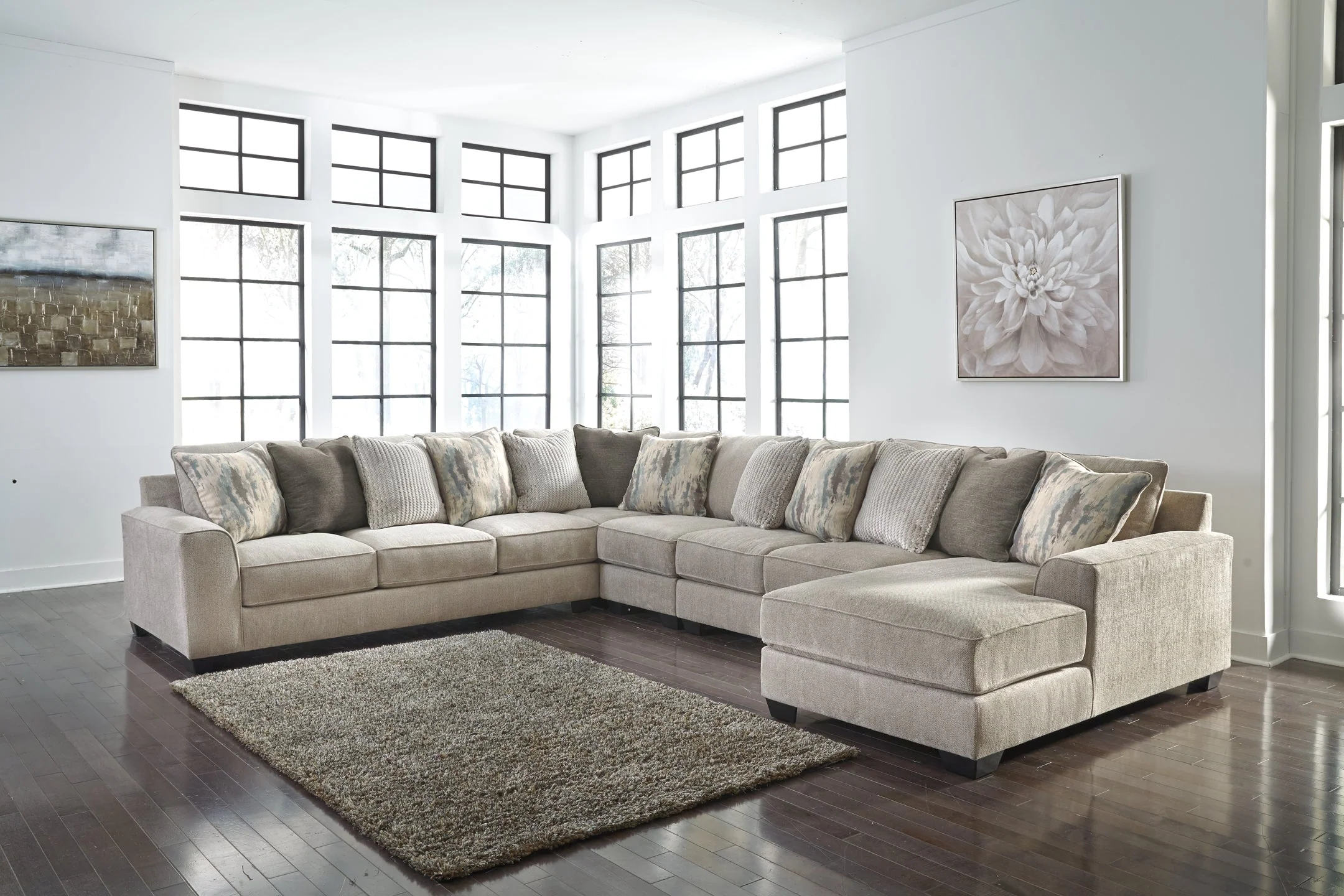 Ardsley 5-Piece Sectional with Chaise - Image 6