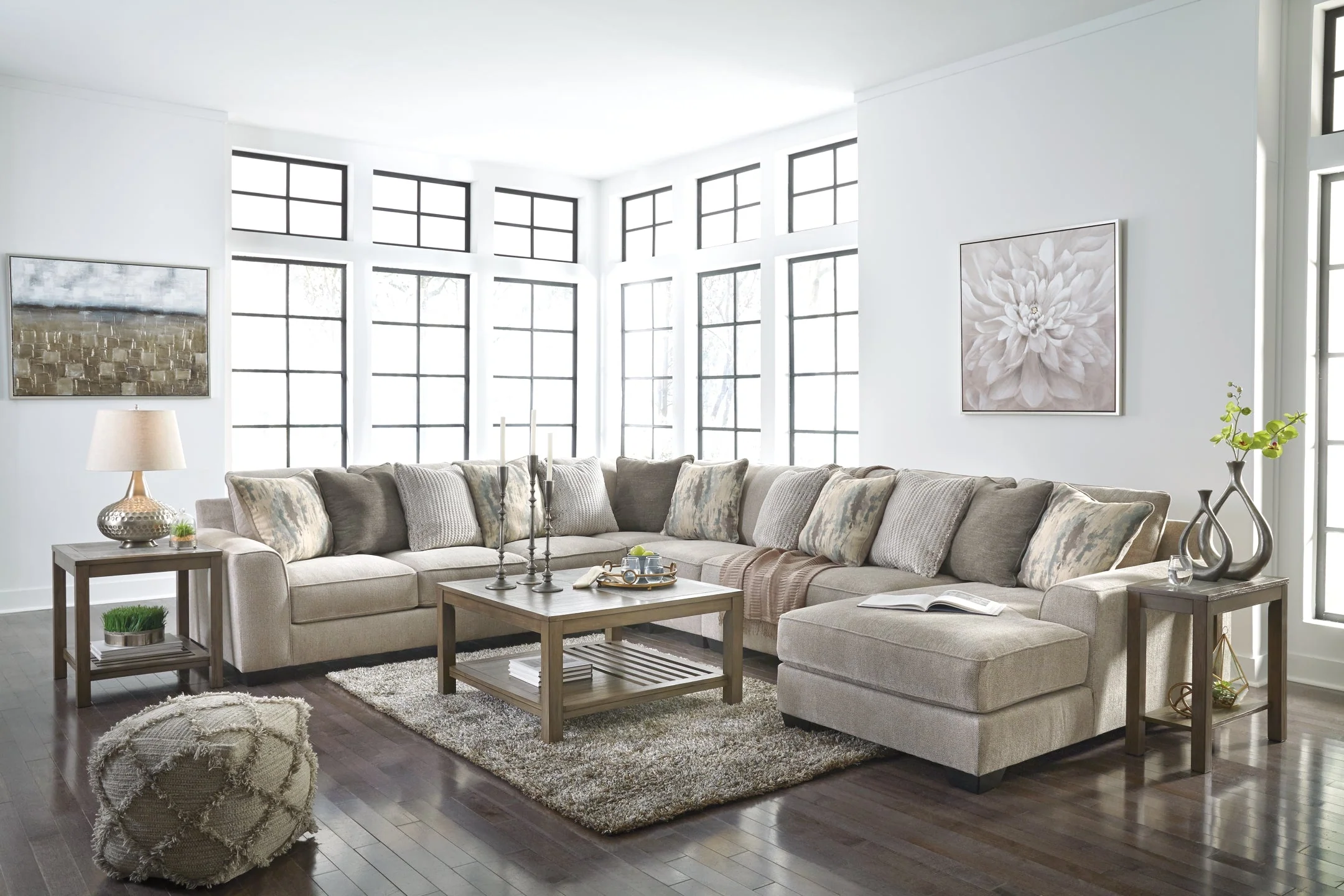 Ardsley 5-Piece Sectional with Chaise - Image 8