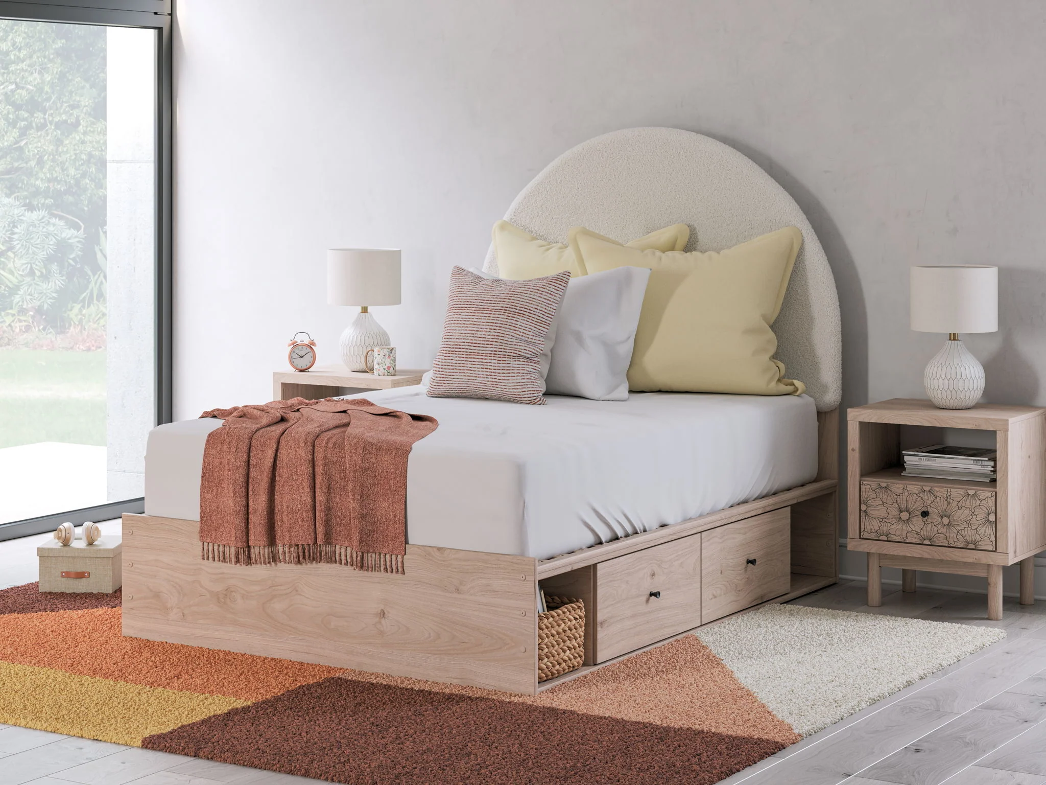 Arloster - Upholstered Panel Bed - Image 21