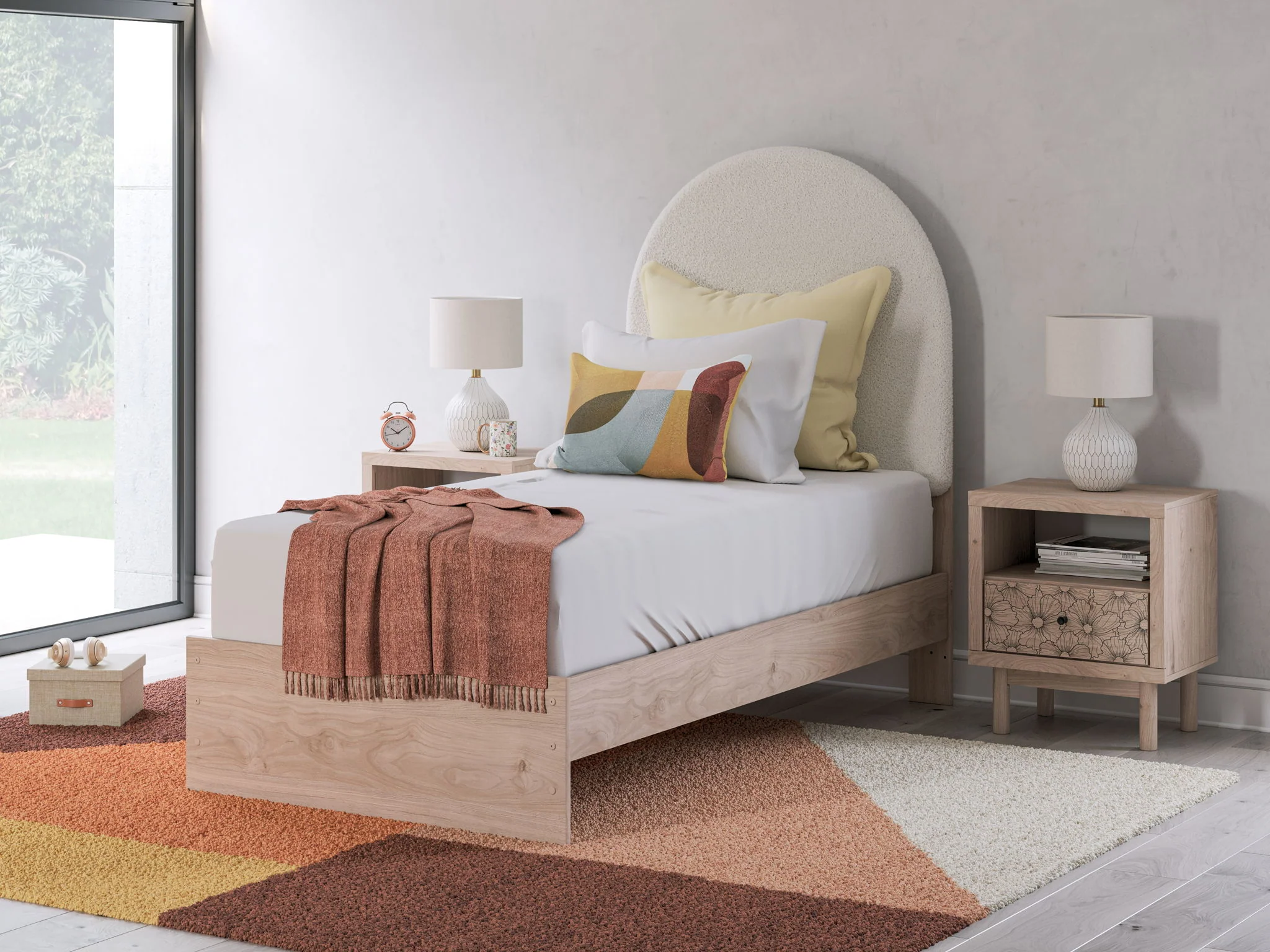 Arloster - Upholstered Panel Bed - Image 8