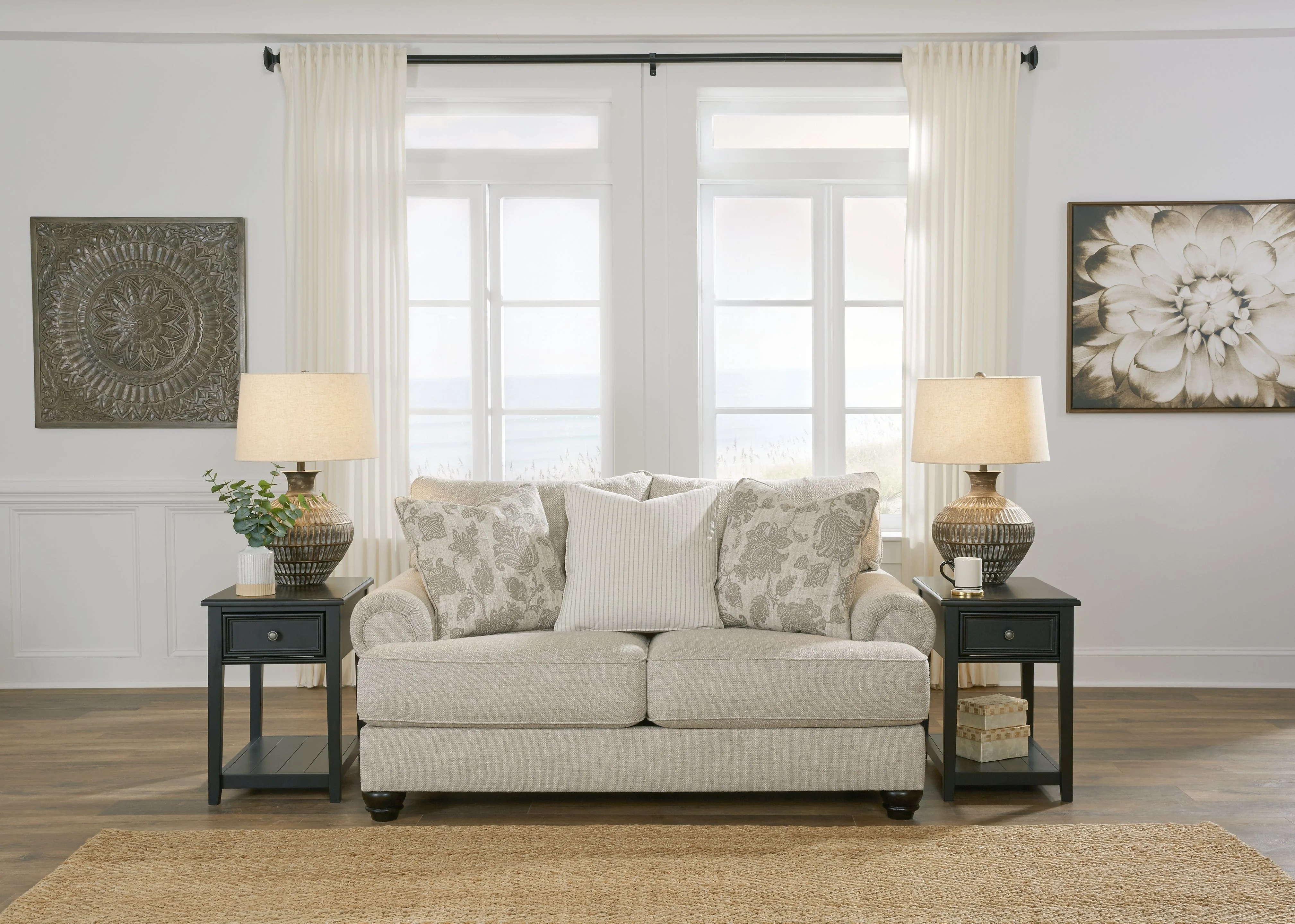 Asanti - Loveseat - Fog - Image 3