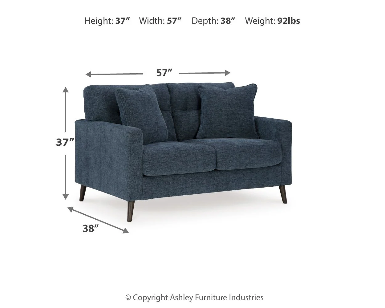 Bixler - Loveseat - Image 3