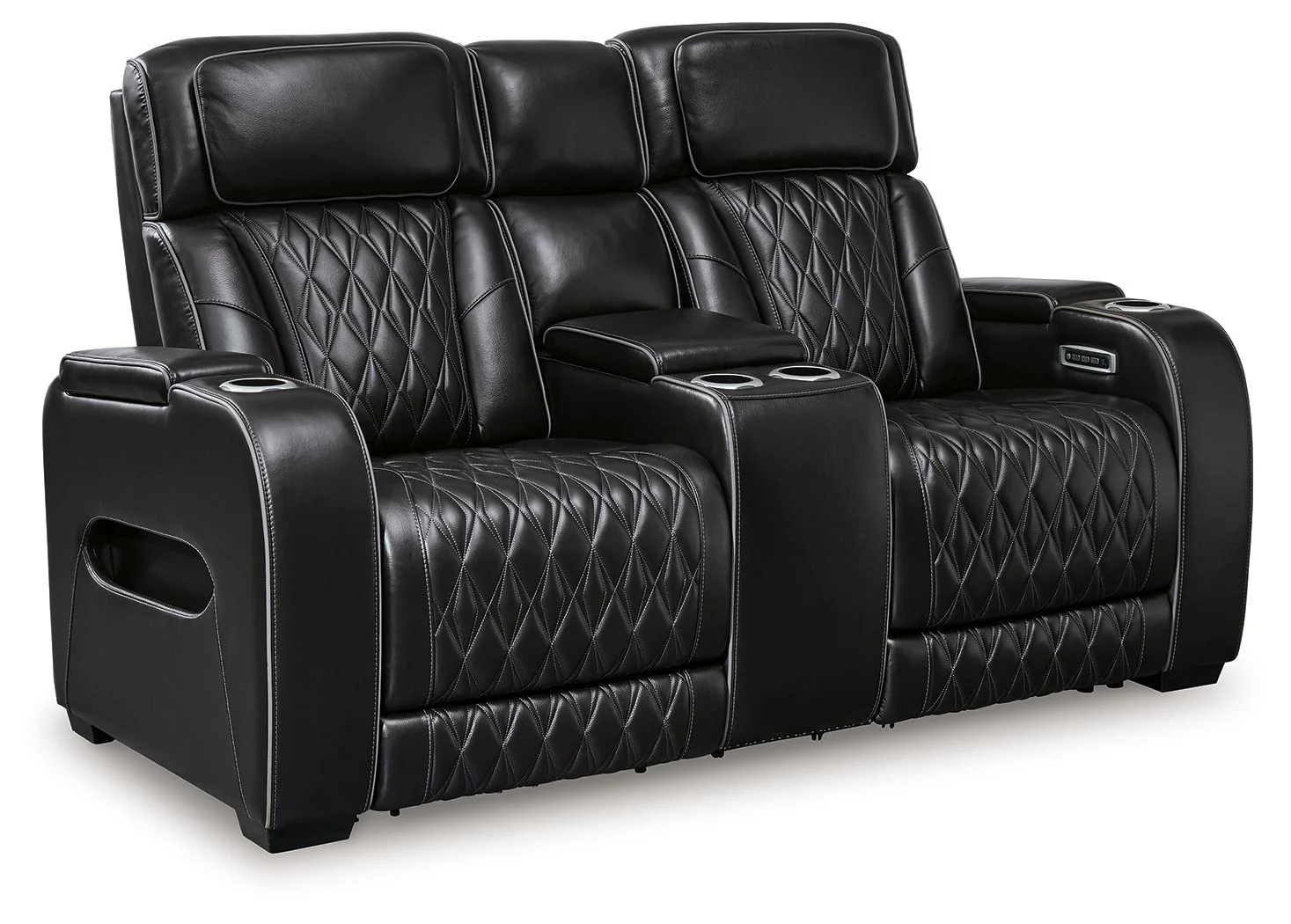 Boyington - Power Reclining Loveseat With Console/Adj Hdrst - Image 4