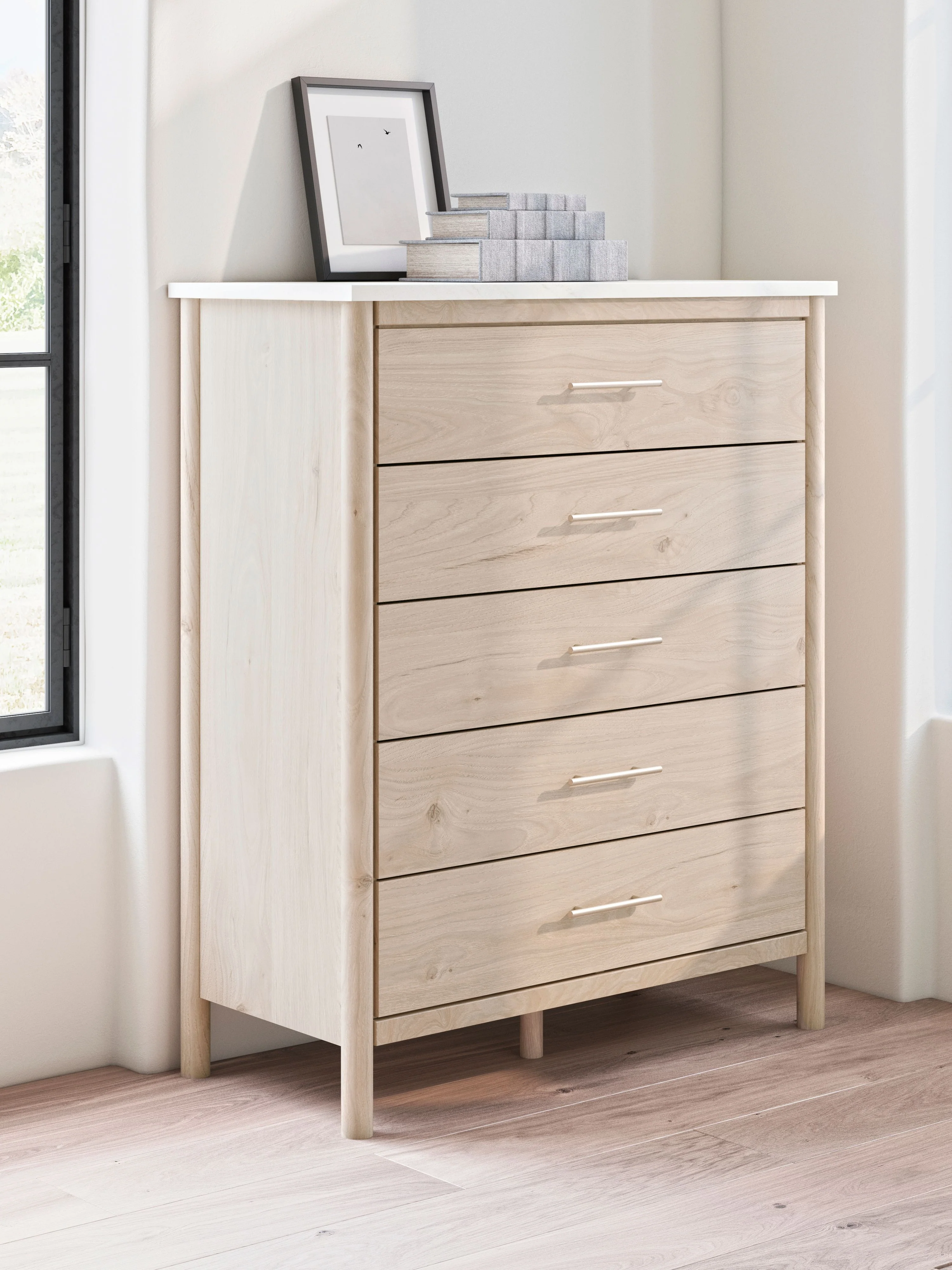 Cadmori - Five Drawer Wide Chest - Image 4