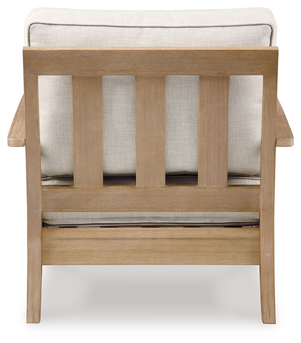 Carter Hall - Lounge Chair With Cushion - Beige - Image 4