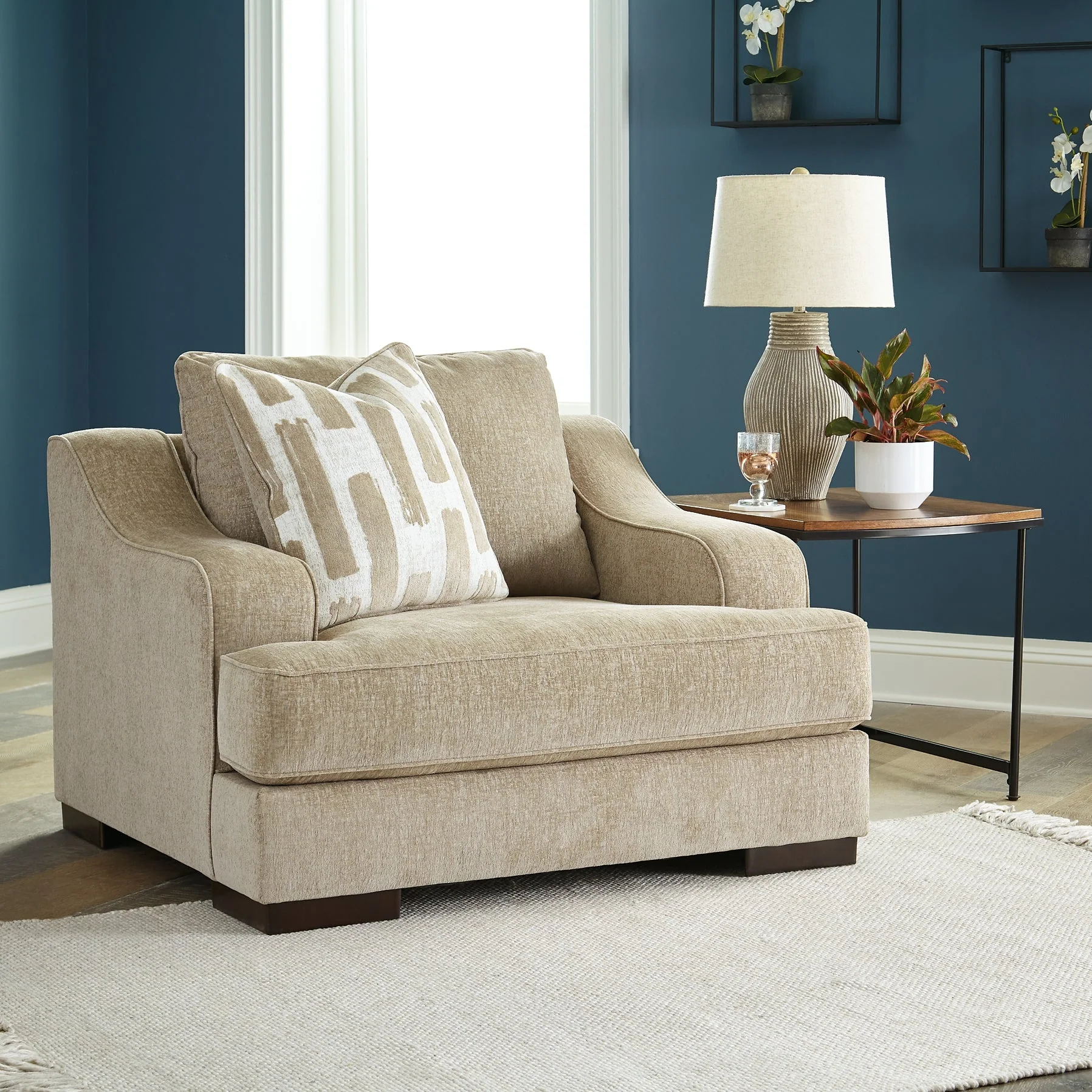 Lessinger Chair and Ottoman - Image 9