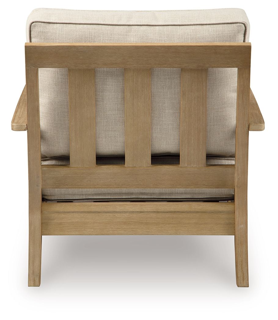 Clare View - Lounge Chair w/Cushion  - Beige - Image 3