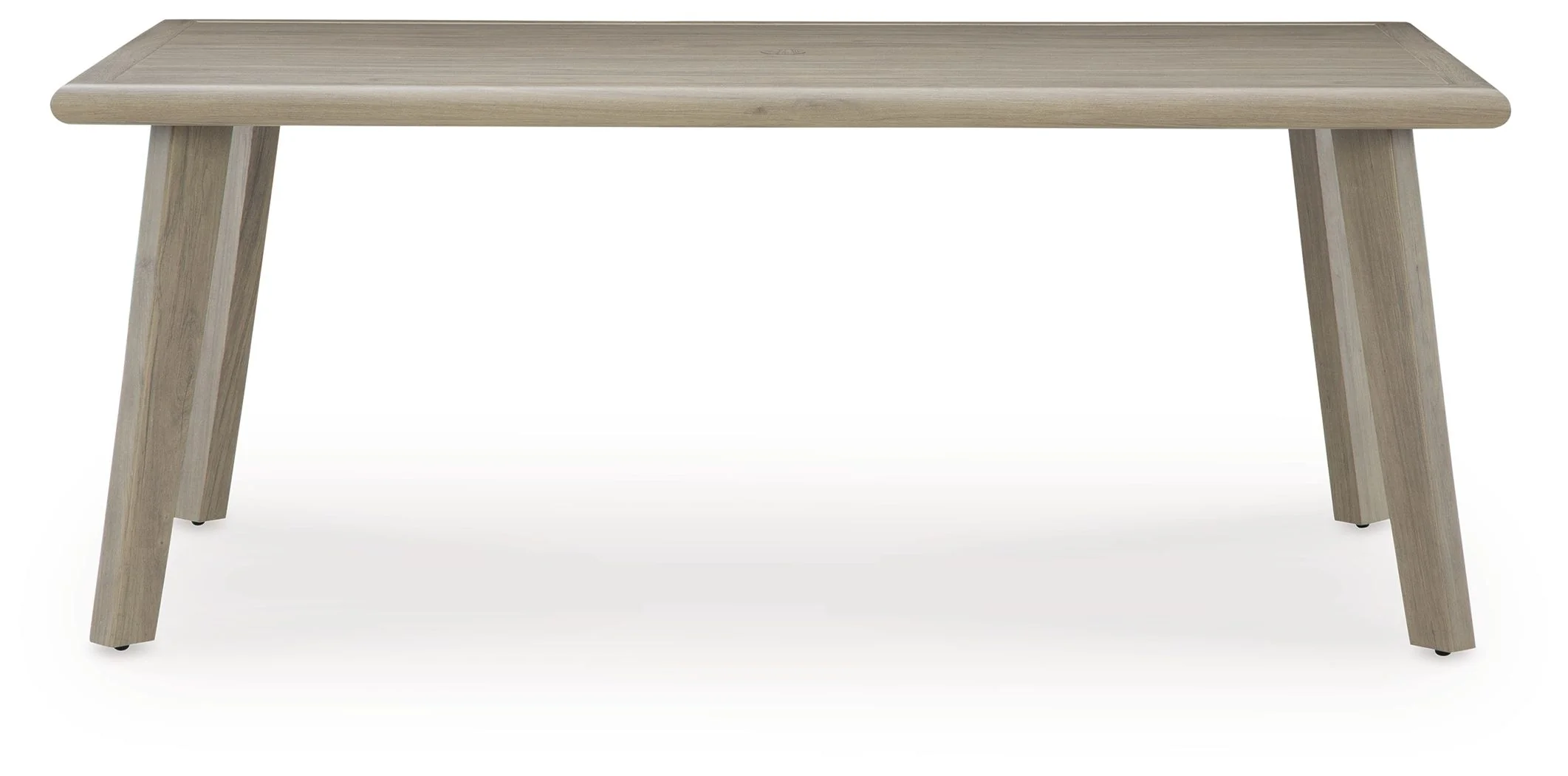 Cliff Trails - Rectangle Dining Table With Umbrella Option - Beige - Image 3