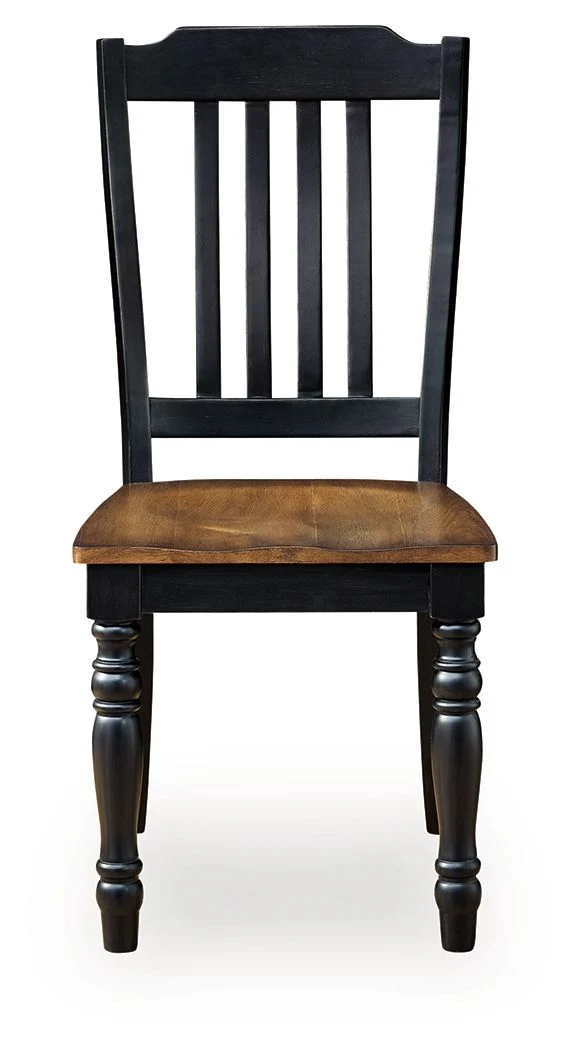 Clorazi - Dining Room Side Chair (Set of 2) - Black / Brown - Image 3
