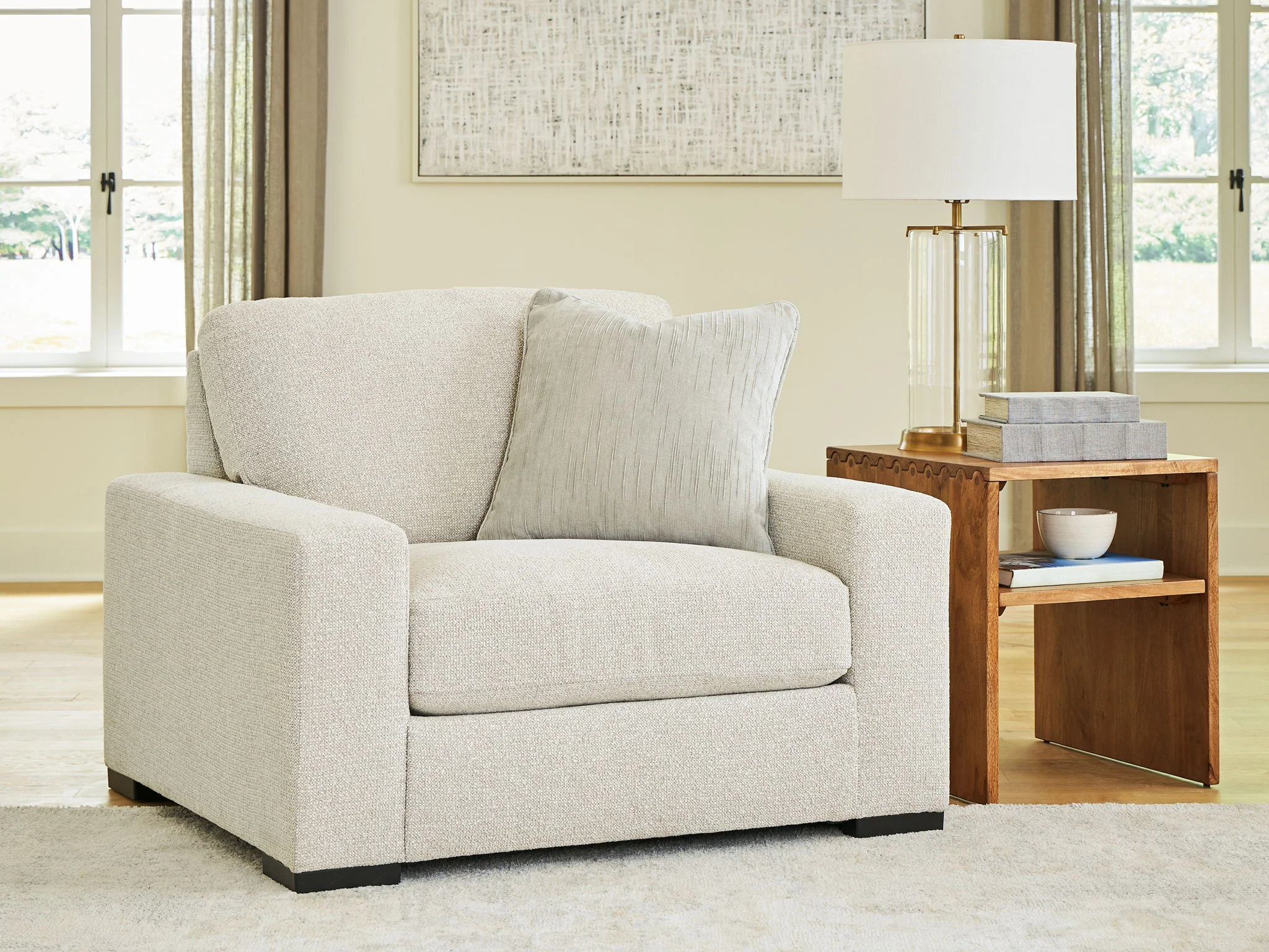 Conlee-Pike - Chair And A Half - Linen - Image 4