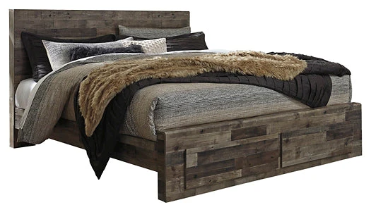 Derekson Queen Panel Bed with 2 Storage Drawers - Image 6