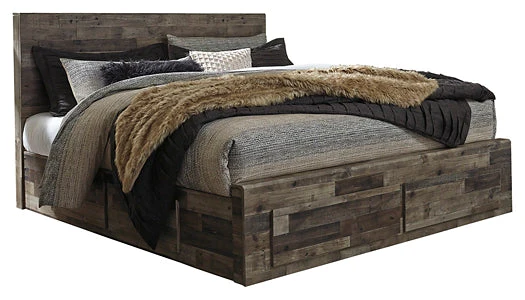 Derekson Queen Panel Bed with 6 Storage Drawers - Image 5