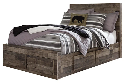 Derekson Queen Panel Bed with 6 Storage Drawers - Image 8