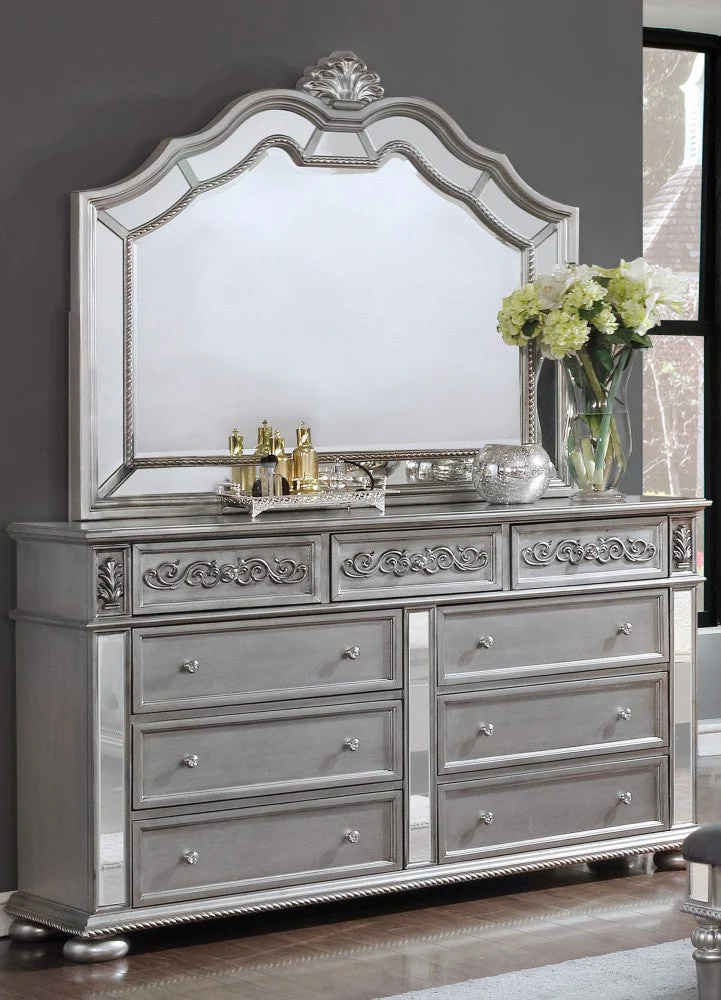 Diana Silver Dresser Mirror - Image 3