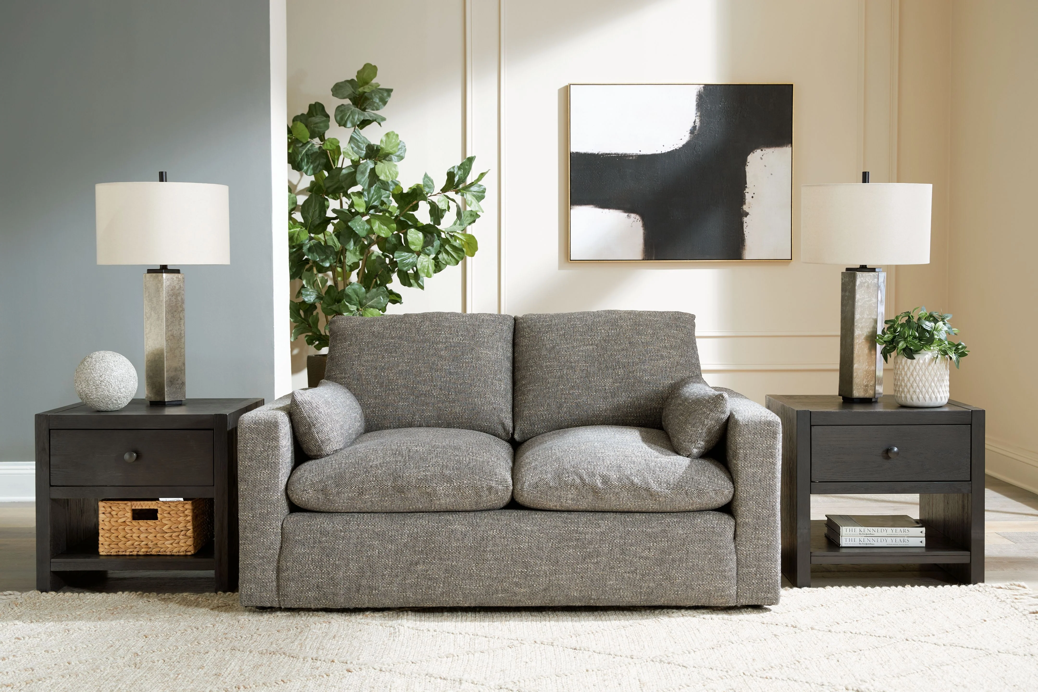 Dramatic - Loveseat - Granite - Image 4