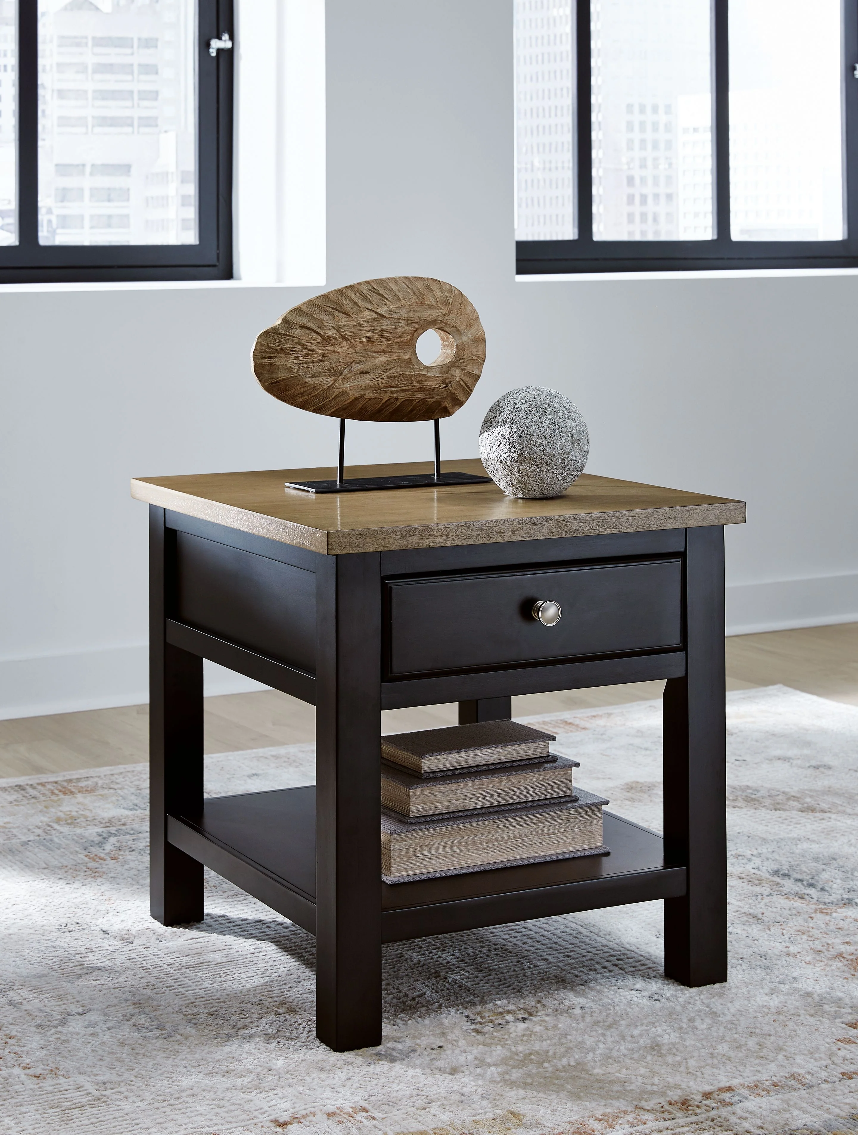 Drazmine - Rectangular End Table - Brown - Image 4