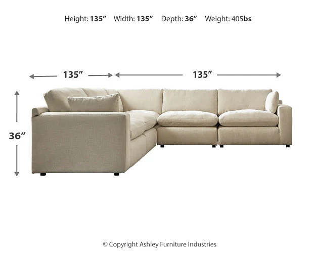 Elyza 5-Piece Sectional - Image 4