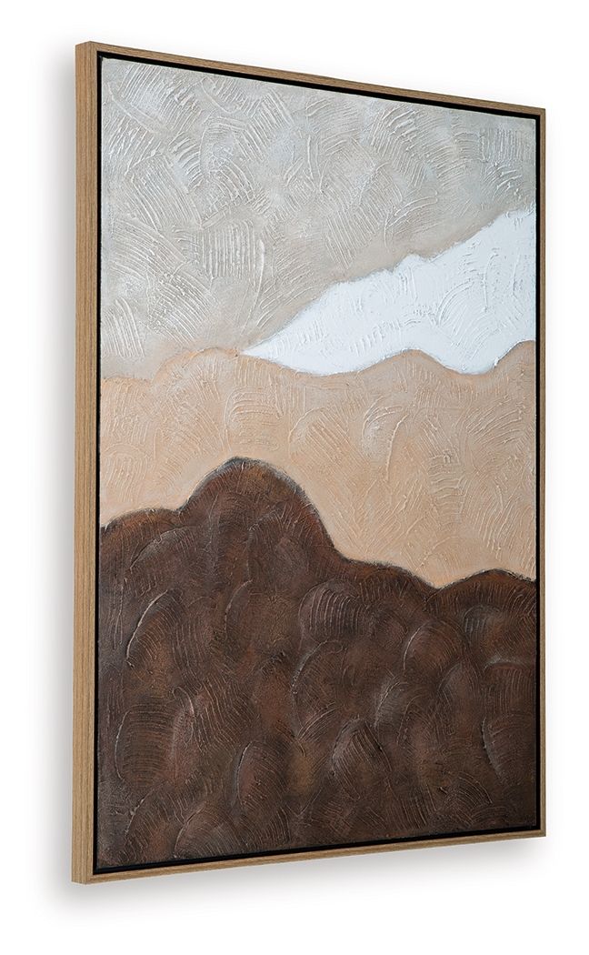 Fanthorne - Wall Art - Tan / Brown / White - Image 2