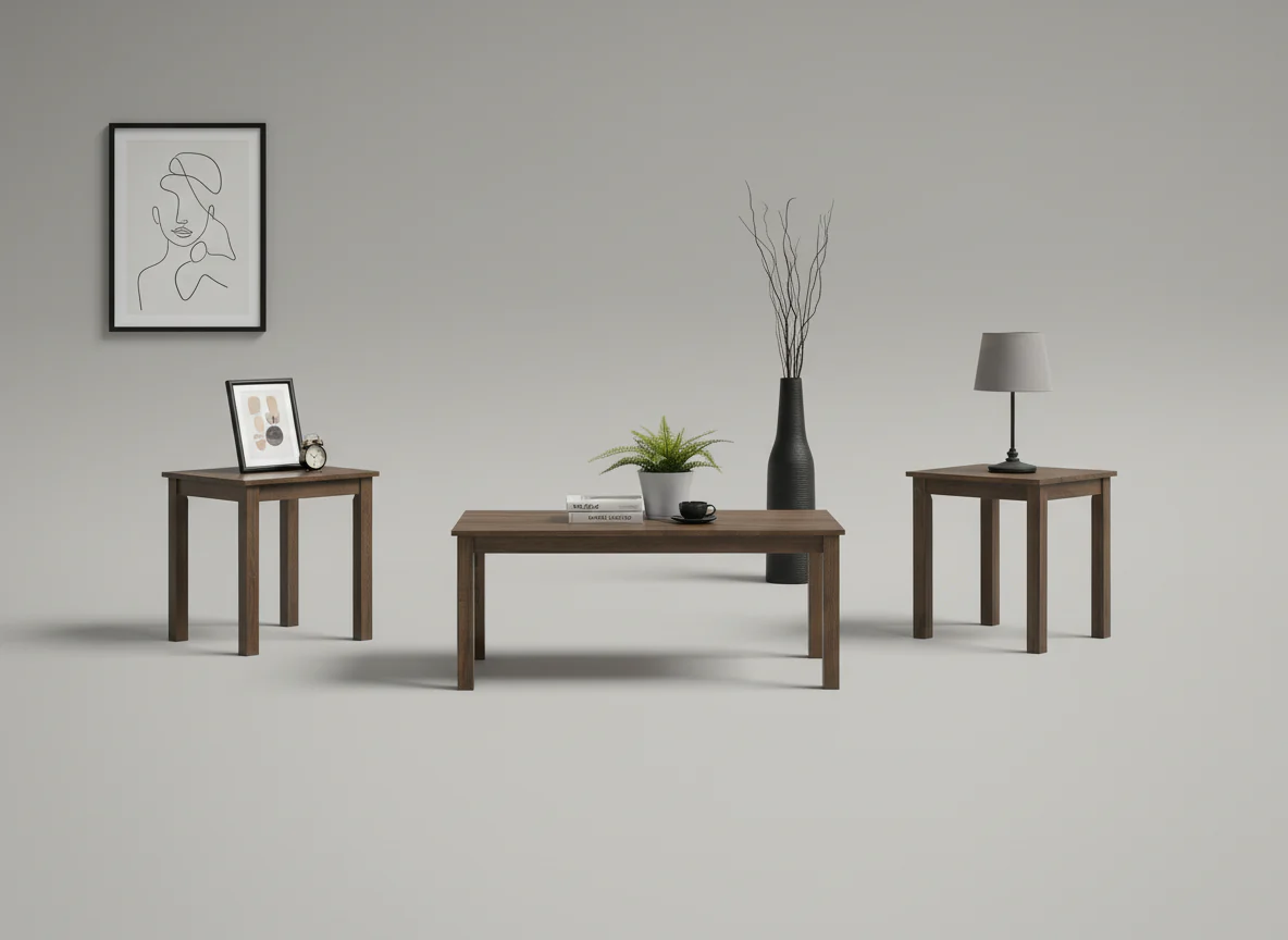 Flyer Coffee and 2 End Tables