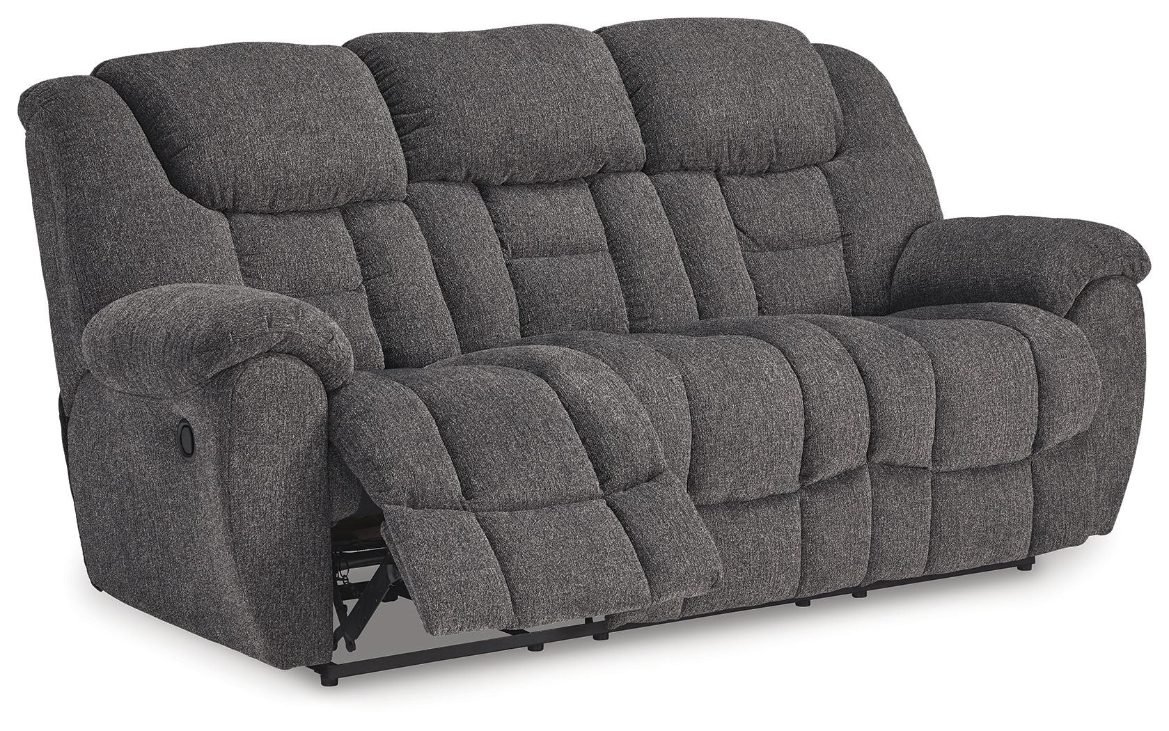 Foreside - Reclining Sofa - Charcoal - Image 4