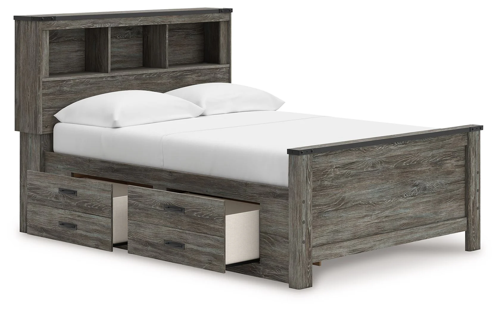 Frandern - Bookcase Panel Bed - Image 7