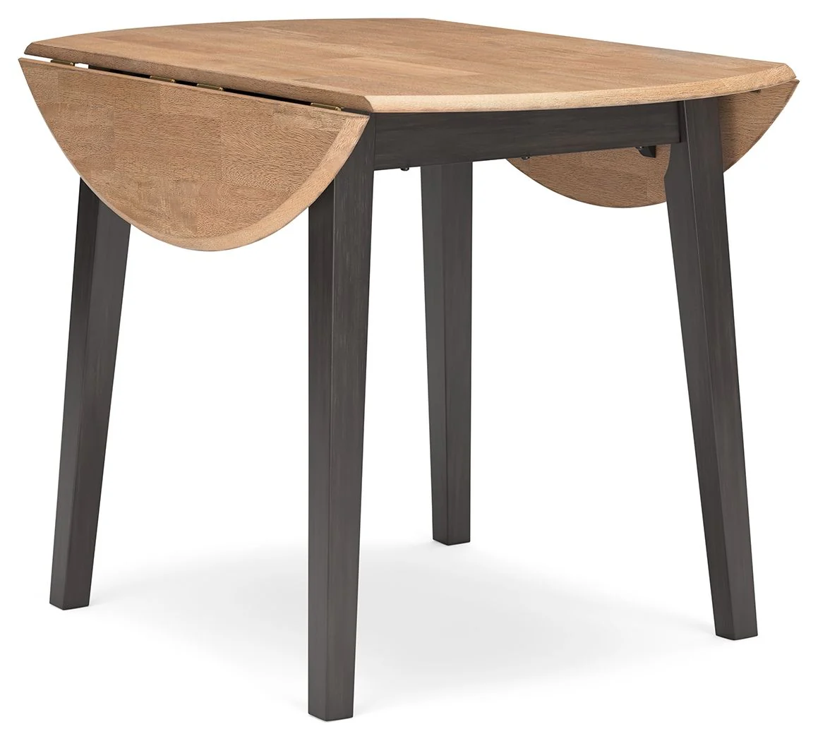 Gesthaven - Round Dining Room Drop Leaf Table Set - Image 14