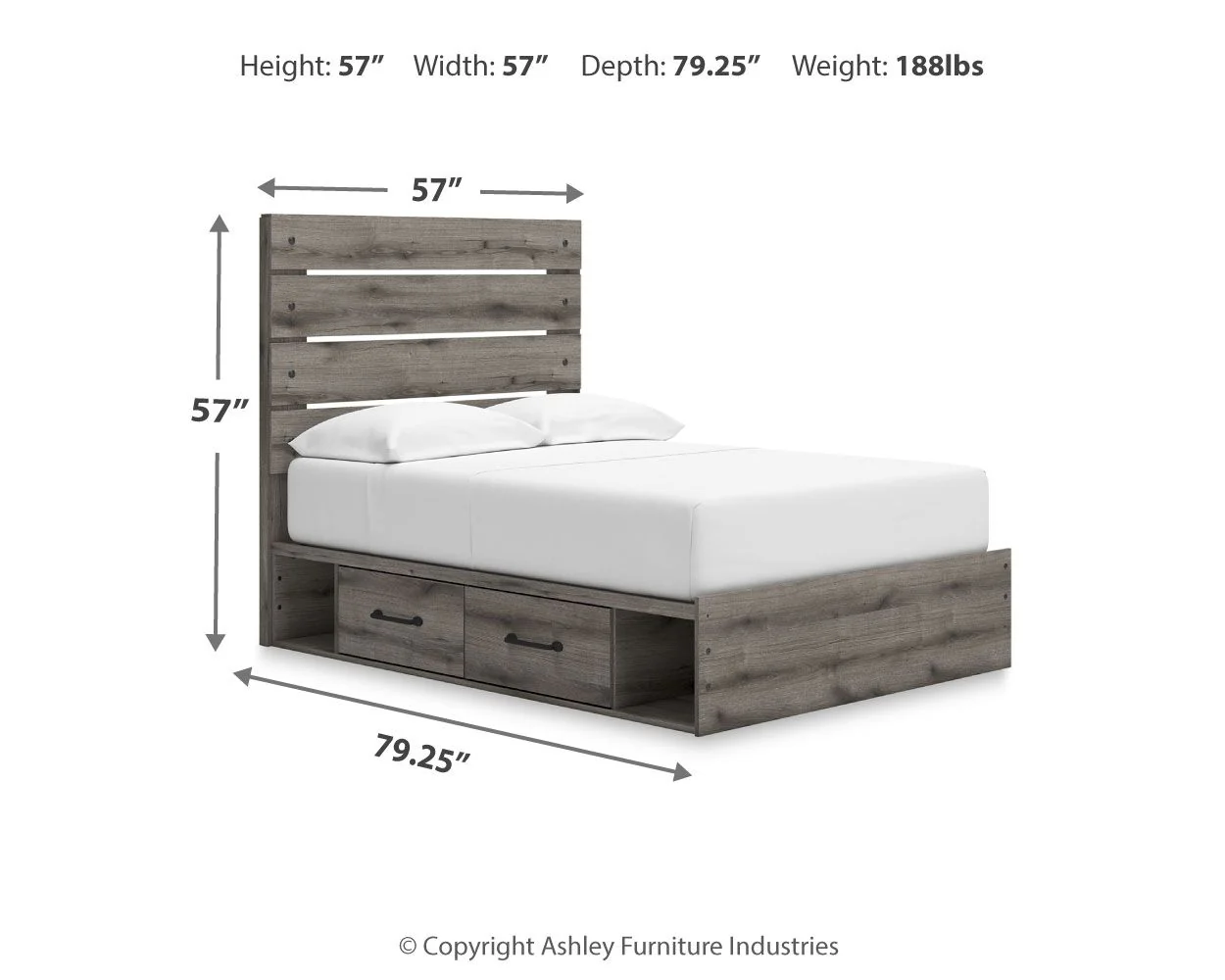 Graystorm - Panel Storage Bed - Image 3