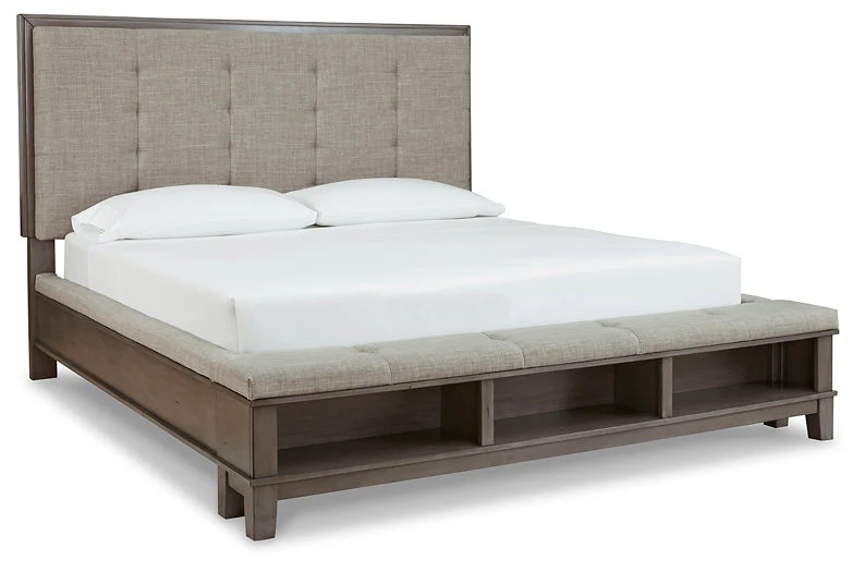 Hallanden King Panel Bed with Storage - Image 2