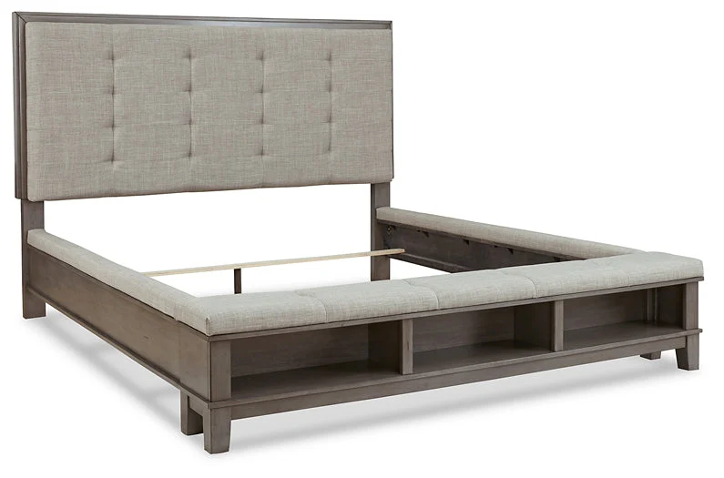 Hallanden King Panel Bed with Storage - Image 3