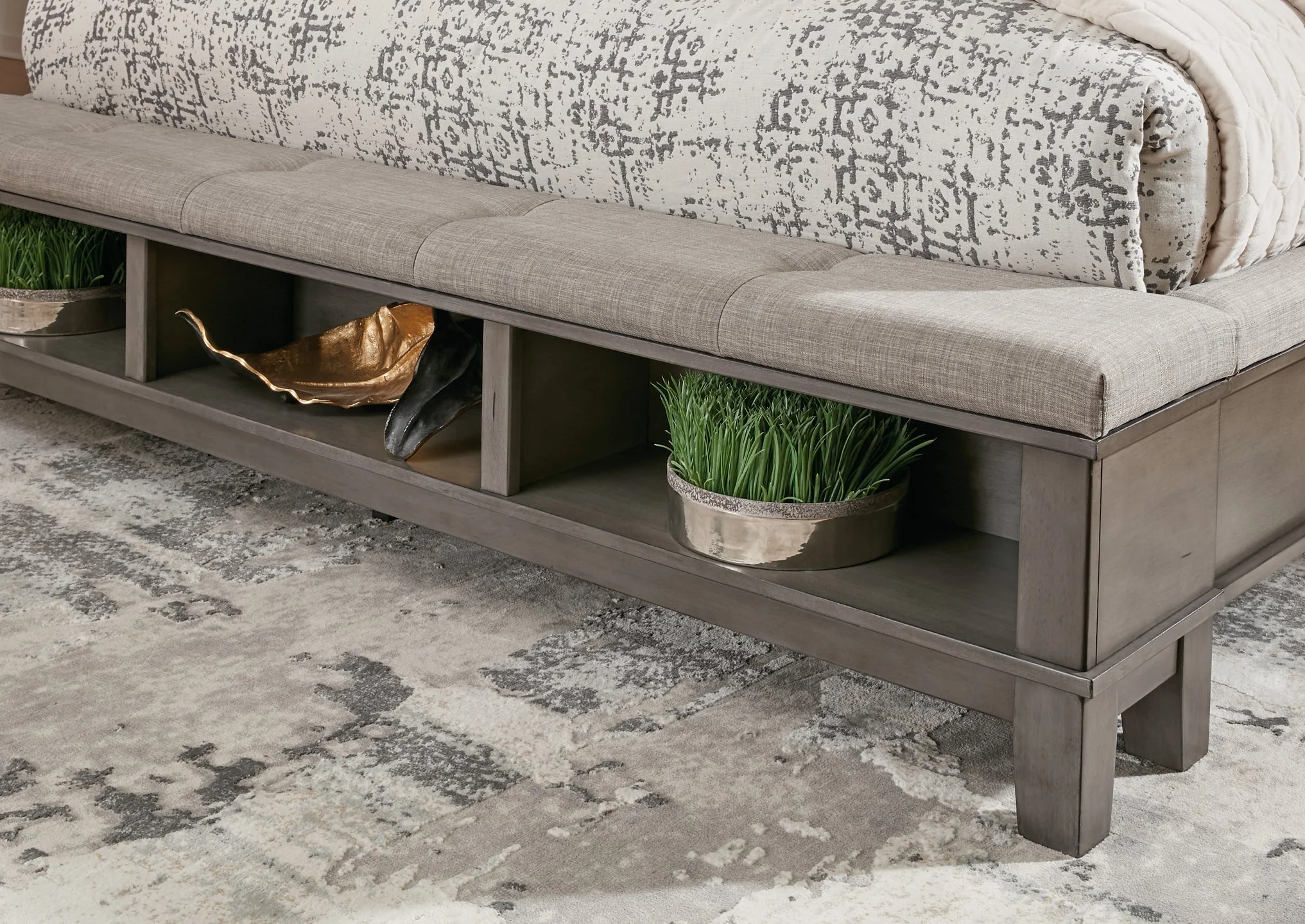Hallanden Queen Panel Bed with Storage - Image 6