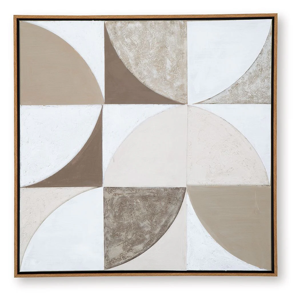 Harelman - Wall Art - Tan / Taupe / White - Image 2